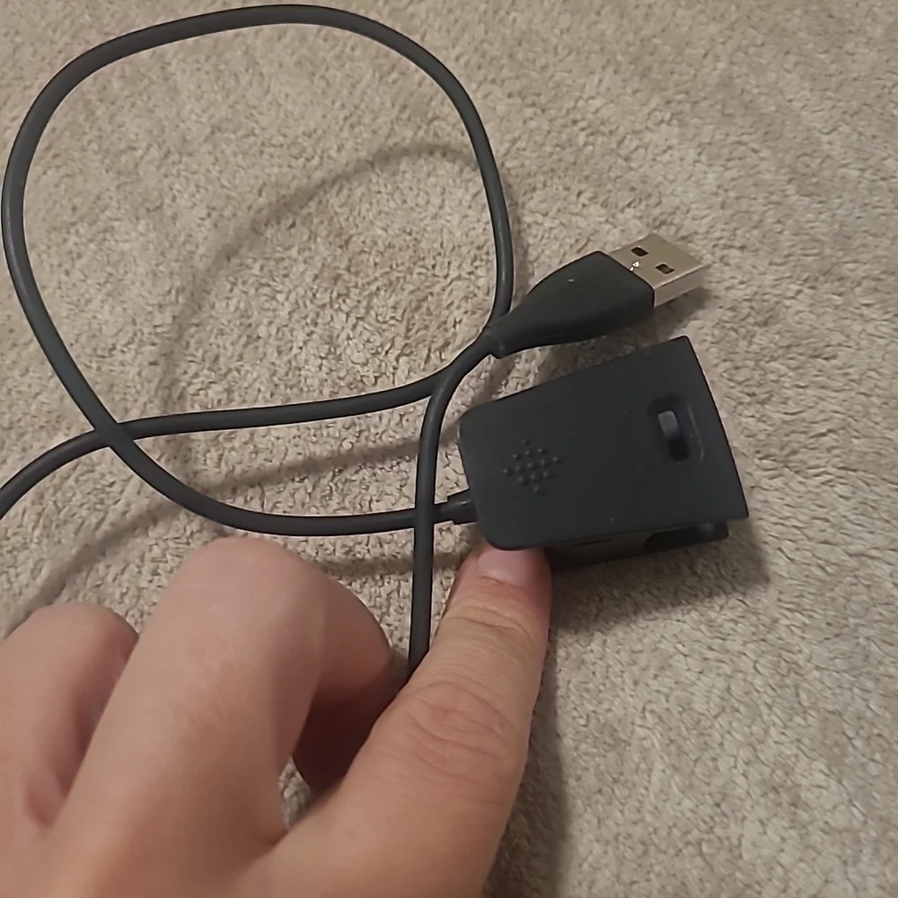 Black USB Charging Cable